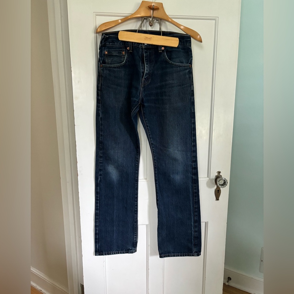 Levi's 517 Dark Blue Straight Jeans for Men